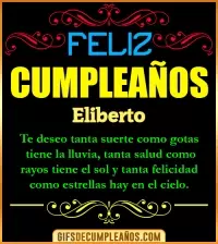 GIF Frases de Cumpleaños Eliberto